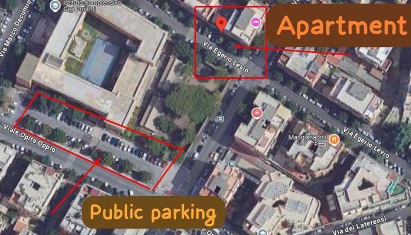 Appartamento Con Corte Esclusiva I Metro A روما المظهر الخارجي الصورة